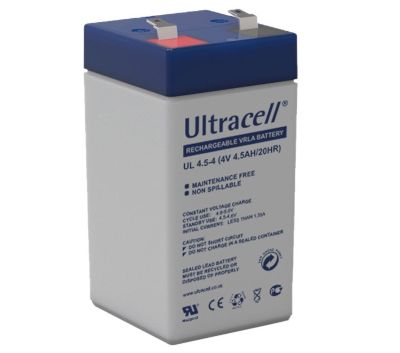 Blygelbatteri 4V 4,5Ah