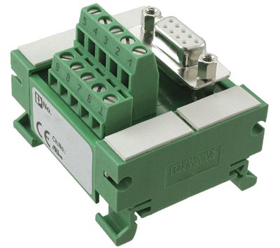 D-kontakt för DIN-skena 9-polig hona (UM45-D9SUB/B)