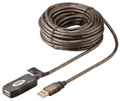 USB-förlängningskabel med förstärkare A/A 10m