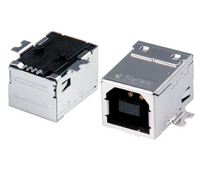 USB-B chassikontakt för kretskort SMD