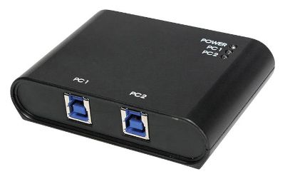 USB-switch 2-port USB 1.1/2.0/3.0