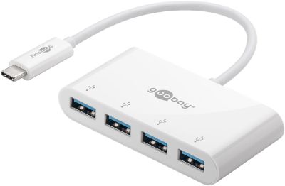 USB-hubb 4-port USB-C / USB 3.0
