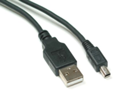 USB-A / mini-USB4 anslutningskabel 3m