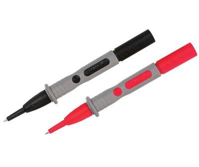 Mätstickpar 4 mm för säkerhetsbanankontakt röd/svart