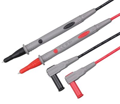 Mätkablar röd/svart 0,9m Cat III 1000V / Cat IV 600V