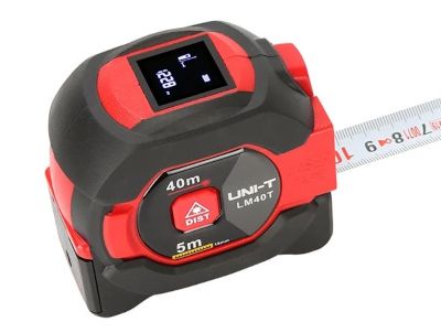 Digital laseravståndsmätare/rullmått 40m/5m