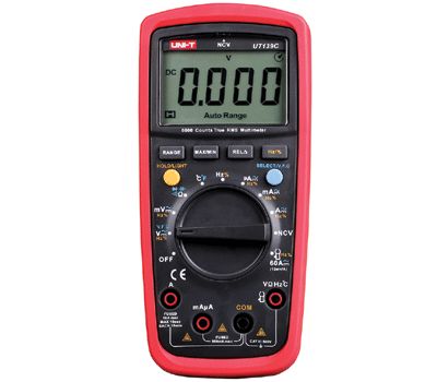 Digital True-RMS multimeter Cat III 600V