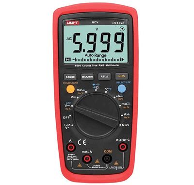 Digital True-RMS multimeter Cat III 600V