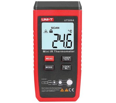 Infraröd termometer med laserljus -35...+300°C