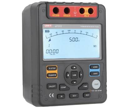 Digital isolationsmotståndsmätare med USB-anslutning 500V/1000V/1500V/2500V
