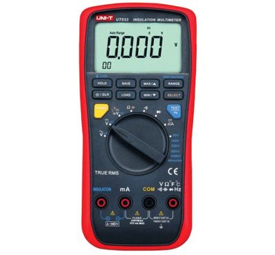 Digital multimeter/isolation resistance meter 50-1000V (Cat III 1000V)