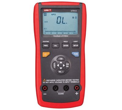 Digital LCR-mätare med USB-anslutning 2000H/20mF/200Mohm