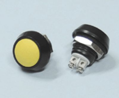 Knapp 1xAV-(PÅ) 2A 36Vdc gul