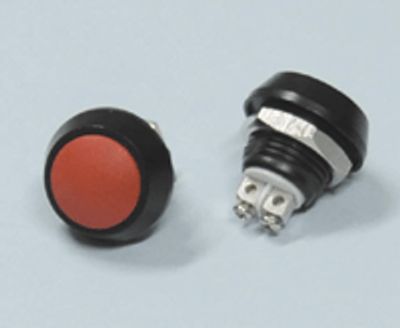 Knapp 1xAV-(PÅ) 2A 36Vdc röd