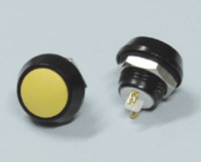 Knapp 1xAV-(PÅ) 2A 36Vdc gul