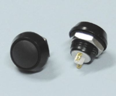 Knapp 1xAV-(PÅ) 2A 36Vdc svart