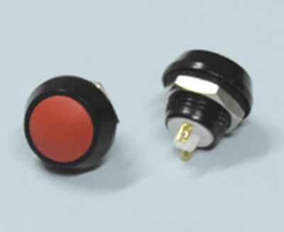Knapp 1xAV-(PÅ) 2A 36Vdc röd