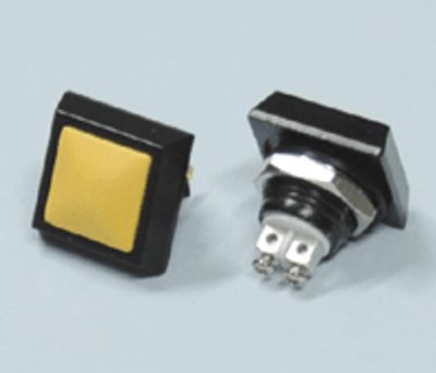 Knapp 1xAV-(PÅ) 2A 36Vdc gul