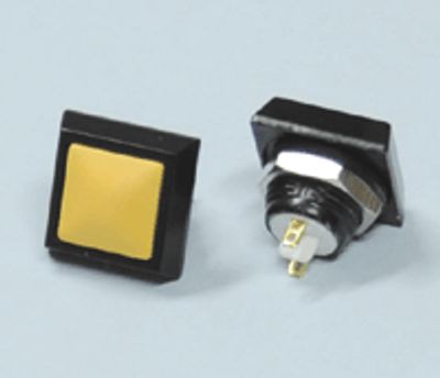 Knapp 1xAV-(PÅ) 2A 36Vdc gul