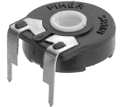 Koltrimmerpotentiometer horisontell modell 10x17,5mm 4,7kohm