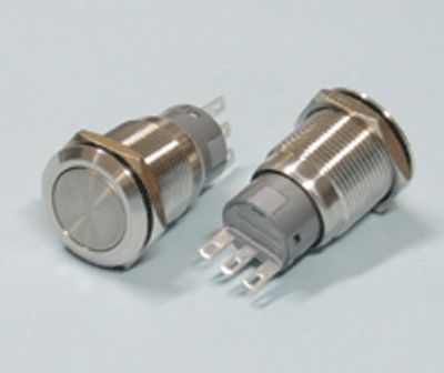 Knapp 1xON-(ON) 1A 24Vdc IP67 stål