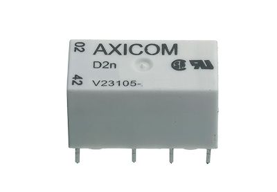 Kretskortrelä, 2 växlande kontakter, 5Vdc 3A