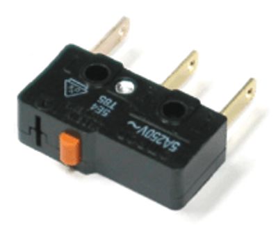 Gränslägesbrytare med tryckknapp, 3A 250Vac