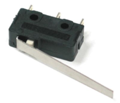 Gränslägesbrytare med lång spak, 3A 250Vac