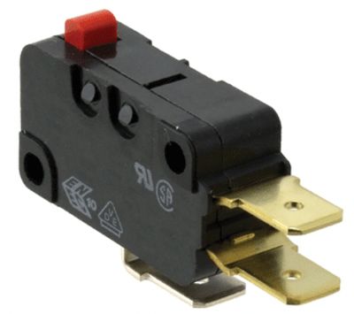 Gränsbrytare med tryckknapp 16A 250Vac