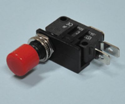 Knapp 10A 250Vac röd