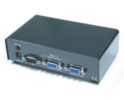 VGA-splitter / linjeförstärkare för 2 bildskärmar