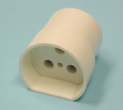 Lampkopplingskontakt 3-polig (krona)