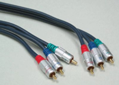 RGB/komponentvideokabel 75 ohm 10 m
