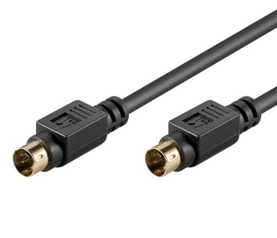 S-videoanslutningskabel svart 10m