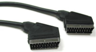 SCART-anslutningskabel, allt anslutet 10m