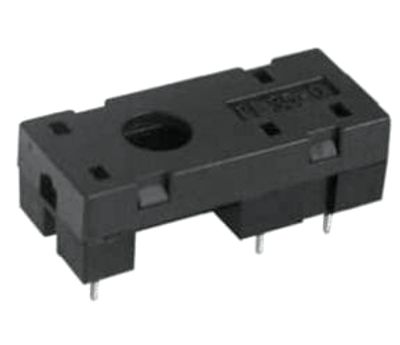 Reläfäste för kretskort (1 växlande kontakt)