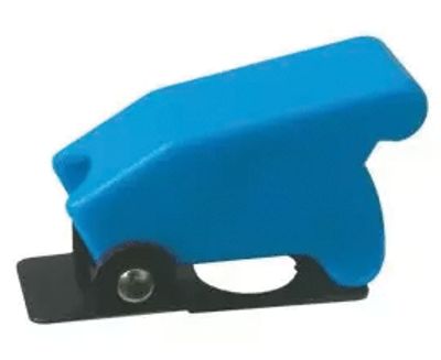 Skydd för spakbrytare 12 mm blå