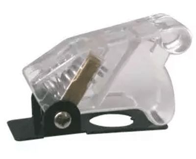 Skydd för spakbrytare 12 mm klar/genomskinlig