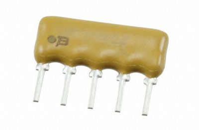 Motståndsnät SIL-5 4x100kohm