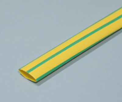 Krympslang 12,7 mm gulgrön 1 m