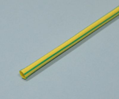 Krympslang 2,4 mm gulgrön 1 m