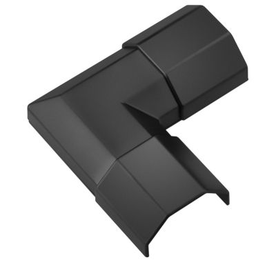 Kabelkanal WD33-seriens hörnstycke svart