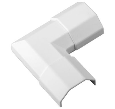 Kabelkanal WD33-seriens hörnstycke vitt