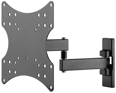 Väggfäste för TV/monitor 15 kg 23-42" svart