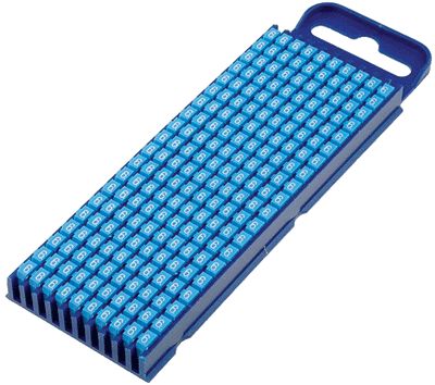 Ledarmärkningsring 2,8-3,8 mm 200 st/fp 6/blå