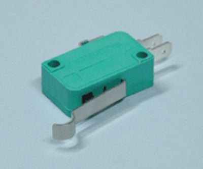 Gränsbrytare böjd spak 10A 250Vac