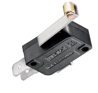 Gränsbrytare lång spak + rulle 10A 250Vac