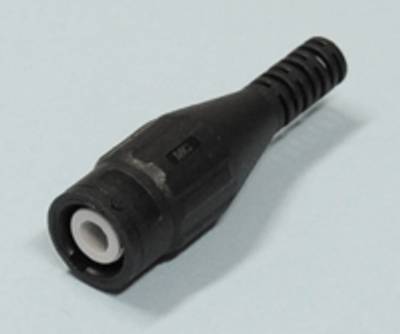 BNC-kontakt pressad isolerad RG-58U svart