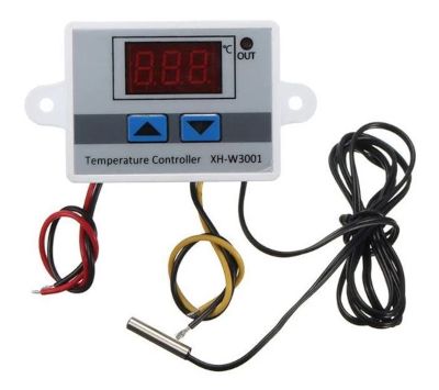Digital termostat / panelmätare 12Vdc NTC