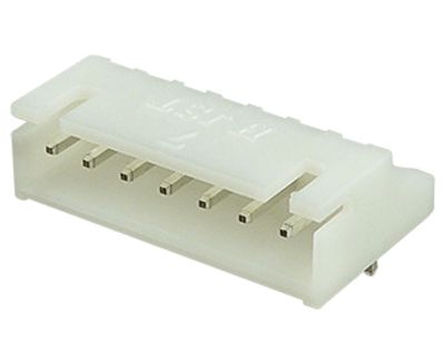 Ramanslutning för kretskort vinkel XH-serie 7-pol hane (S7B-XH-A)